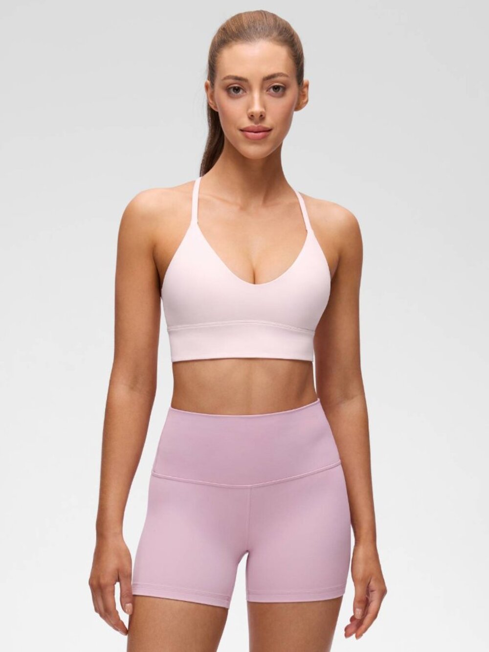 Butterluxe Cross Back Longline Sports Bra